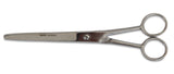 Mars Professional Stainless Steel Curved Scissors, Polished Blades, Rounded Blade Points for Safety, 7" Length