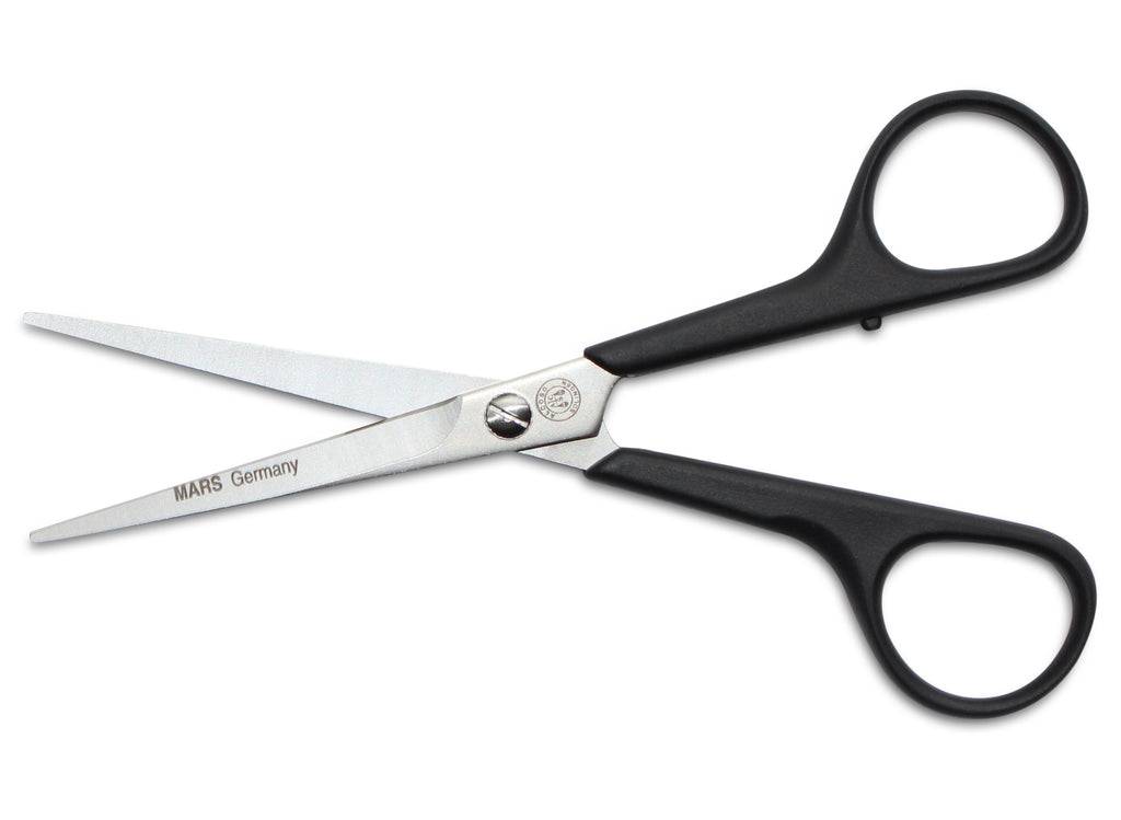 Mars Professional Stainless Steel Curved Ball-Tip Hair Scissors, Micro –  Mars Coat King