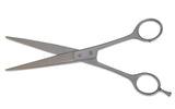 Mars Professional Stainless Steel Curved Scissors Shears, Nickel Finish