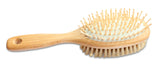 Mars Professional Grooming Double Usage Mane and Tail Brush for Horses, Wooden Pins and Natural Bristles, 10" Length