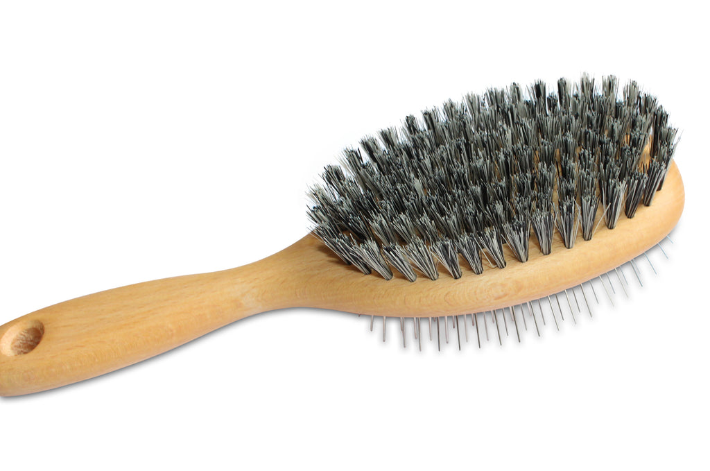 Mars Professional Superior Double Sided Mane and Tail Horse Brush, 1 High  Quality Stainless Steel Pins, Nylon Bristles on Reverse Side
