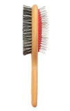 Mars Professional Superior Double Sided Mane and Tail Horse Brush, 1" High Quality Stainless Steel Pins, Nylon Bristles on Reverse Side