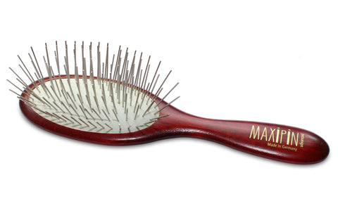 Mars Professional Advanced Maxipin Dog Brush, Solid Wood Handle and Stainless Steel Pins